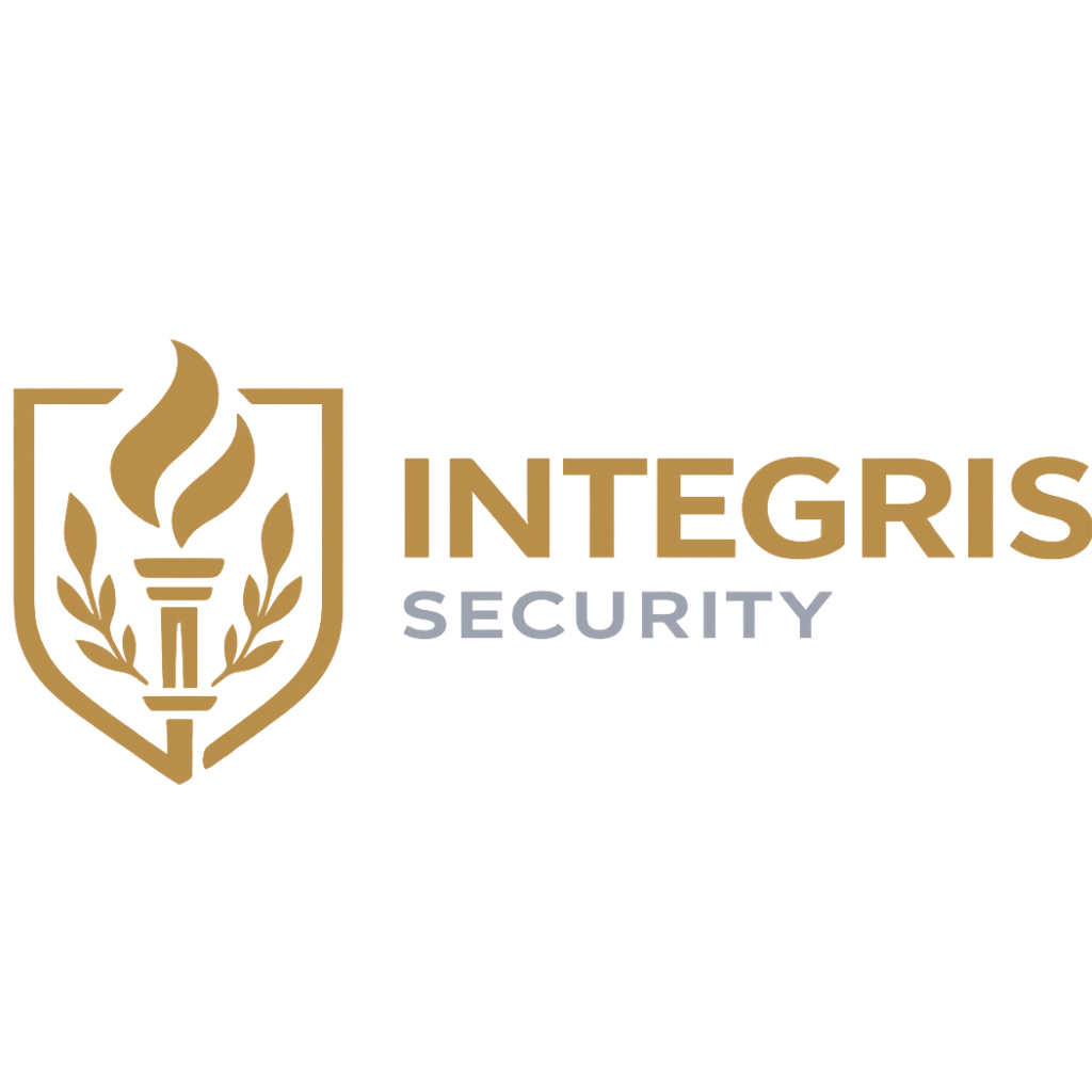 Logo van Integris Security, professioneel beveiligingsbedrijf voor objectbeveiliging, evenementenbeveiliging en persoonsbeveiliging